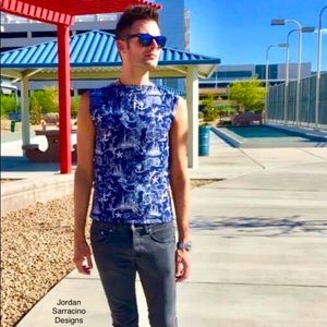Jordan Sarracino Designs sleeveless nautical shirt